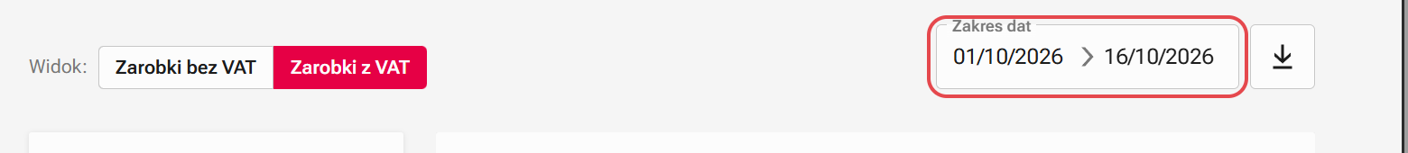 FreeNow: Set the date range to the same week, Monday to Sunday.